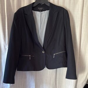 Signature Black Blazer Tailored Fit Notched Lapel - Suit Pants and Blazer